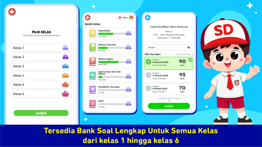 Screenshot Soal Ujian SD + TKA 5