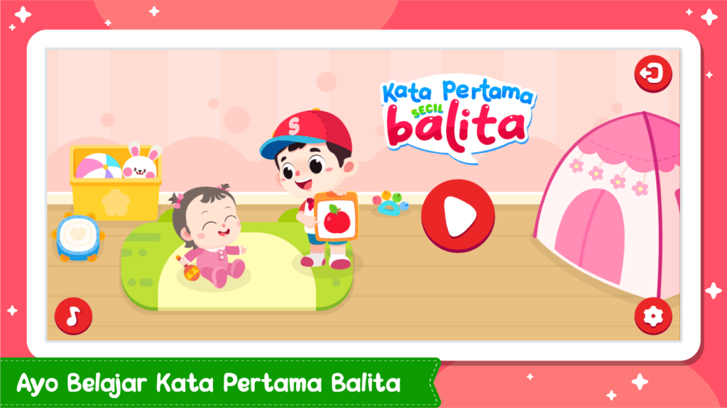 Screenshot Kata Pertama Balita