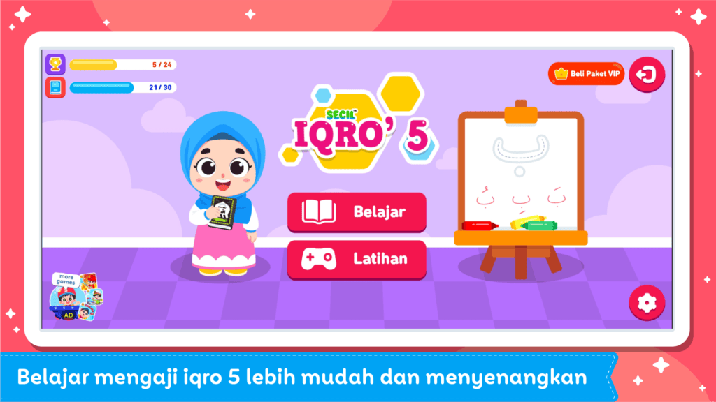 Screenshot Buku Iqro 5 + Suara