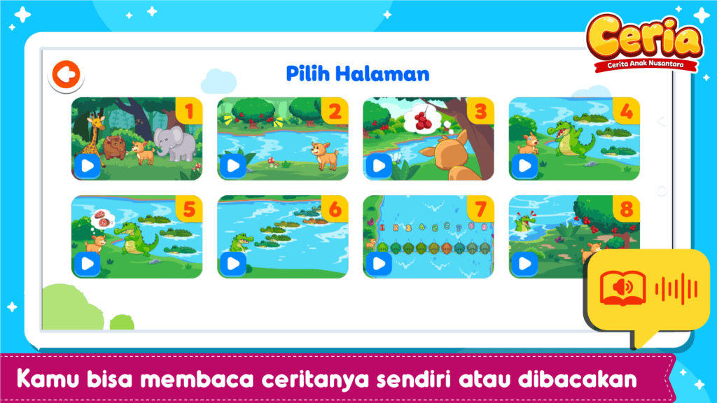 Screenshot Cerita Anak : Kancil dan Buaya 2