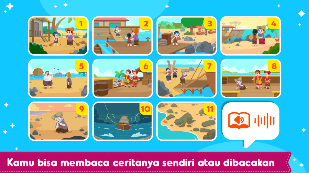 Screenshot Cerita Anak : Malin Kundang