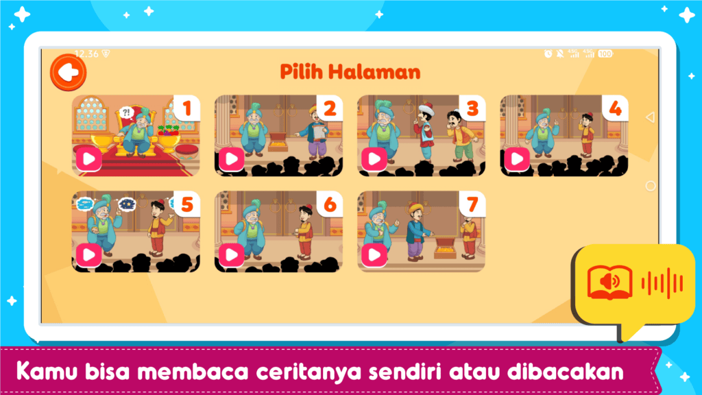 Screenshot Abu Nawas Tebakan Raja
