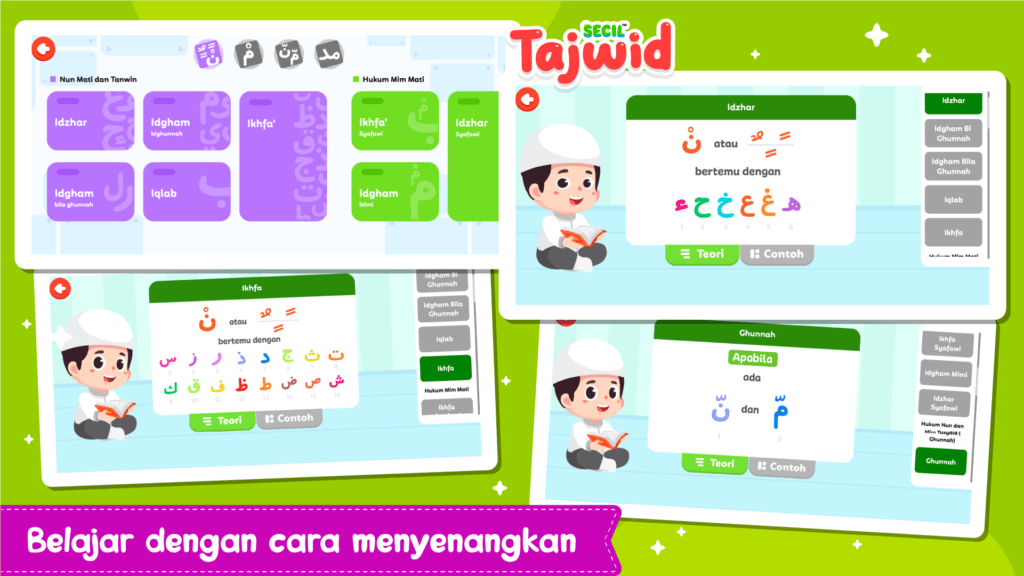 Screenshot Belajar Tajwid + Suara 3