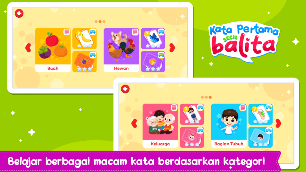 Screenshot Kata Pertama Balita