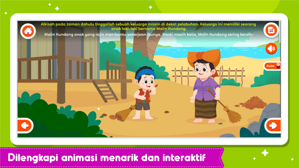 Screenshot Cerita Anak : Malin Kundang