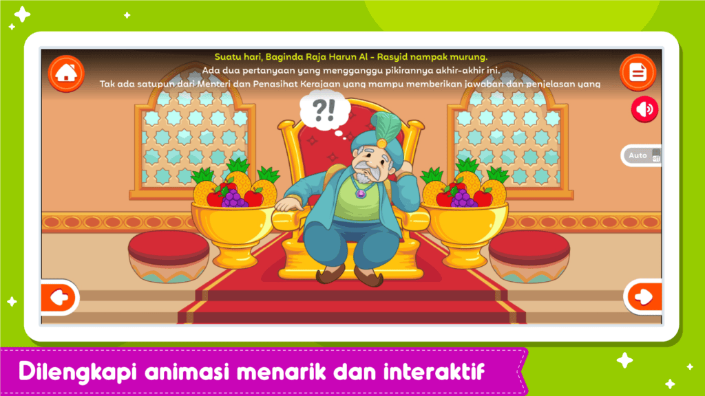 Screenshot Abu Nawas Tebakan Raja
