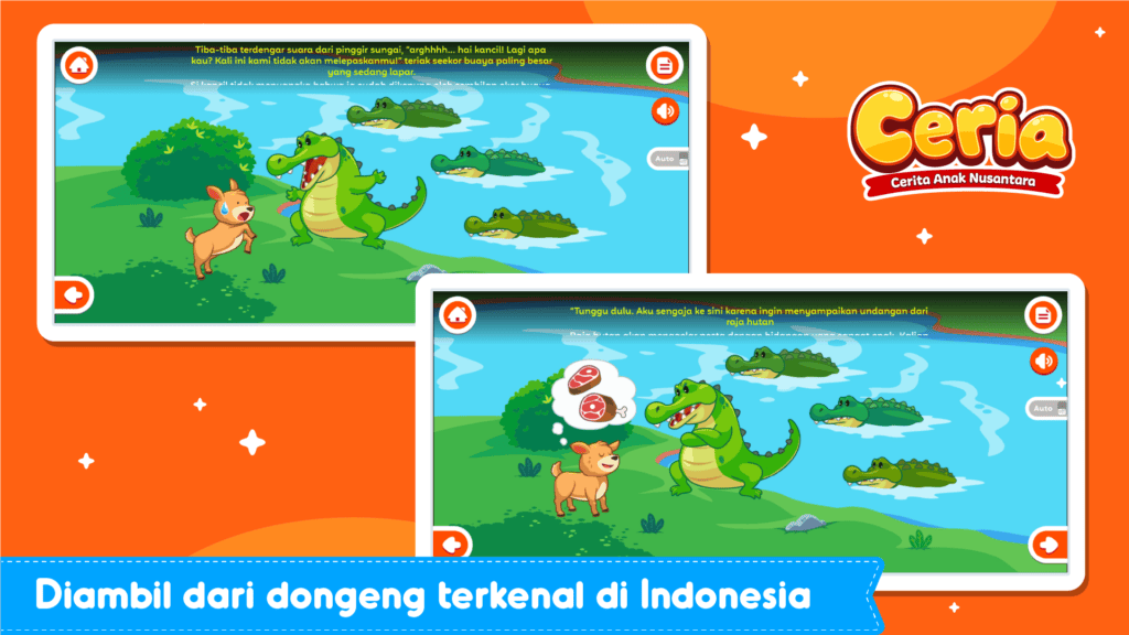 Screenshot Cerita Anak : Kancil dan Buaya 4