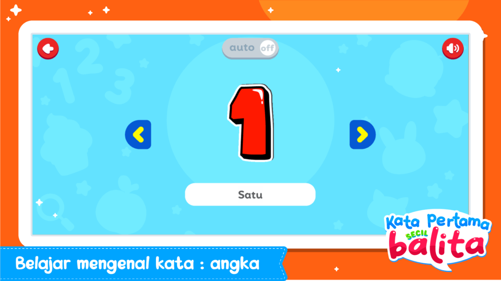 Screenshot Kata Pertama Balita