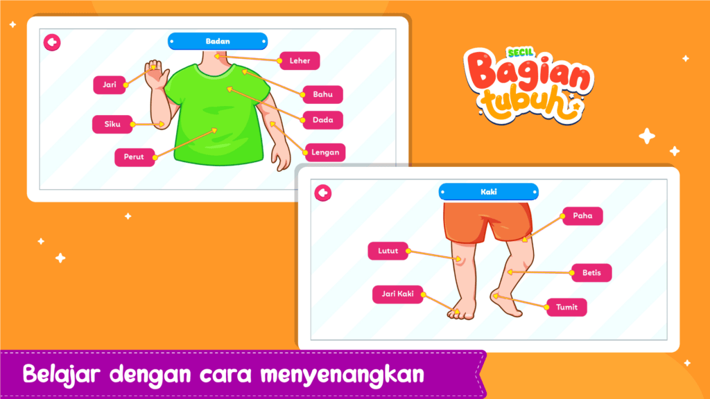Screenshot Belajar Bagian Tubuh + Suara 4