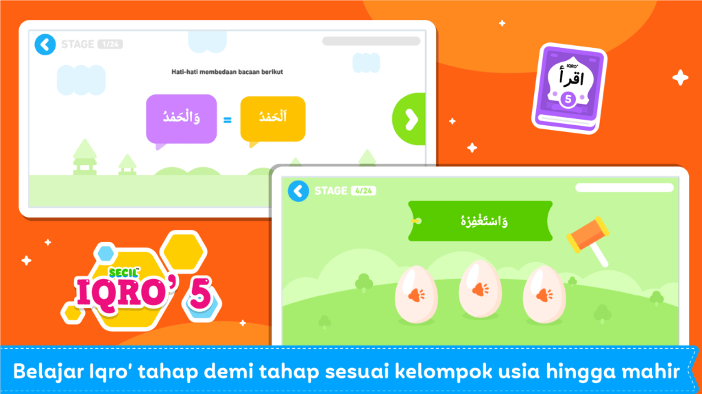 Screenshot Buku Iqro 5 + Suara