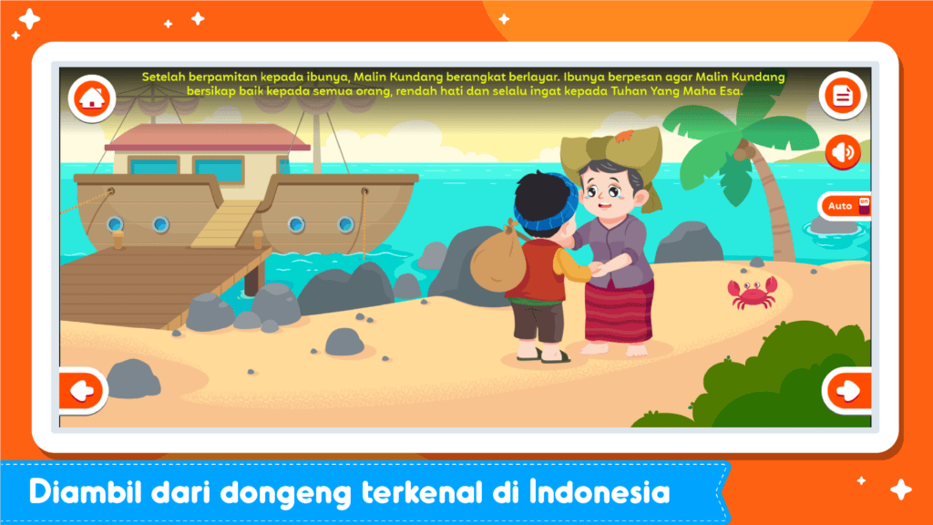 Screenshot Cerita Anak : Malin Kundang