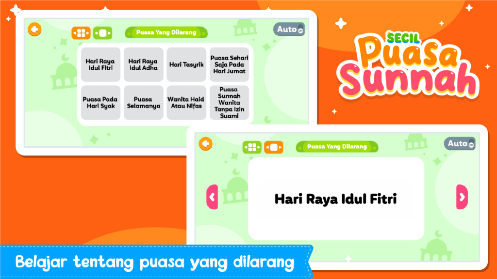 Screenshot Belajar Puasa Sunnah + Suara