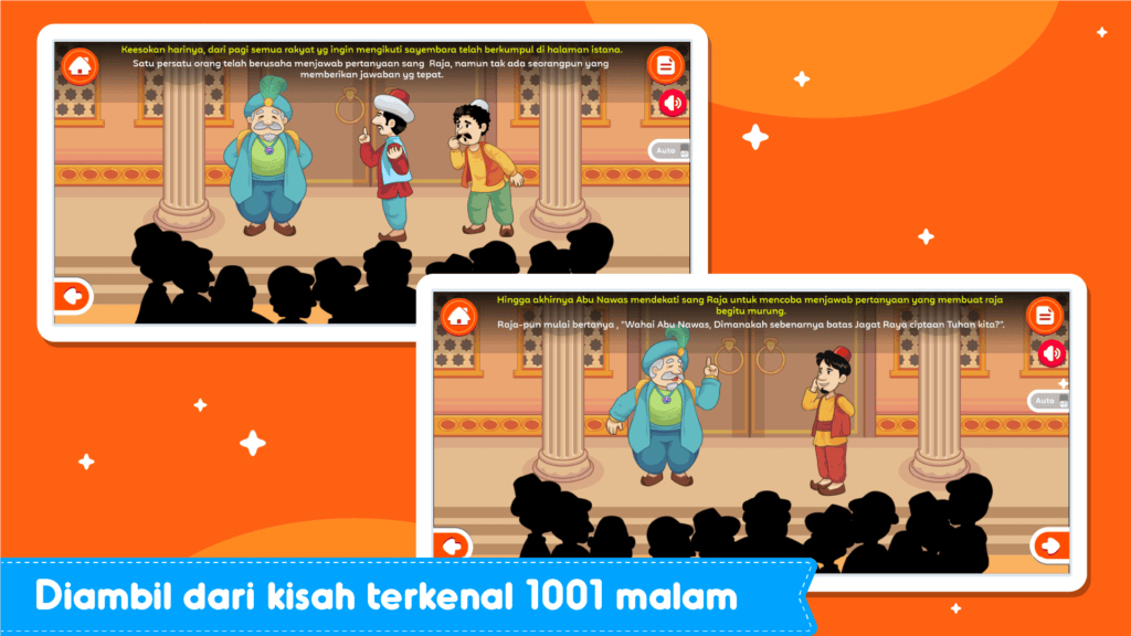 Screenshot Abu Nawas Tebakan Raja