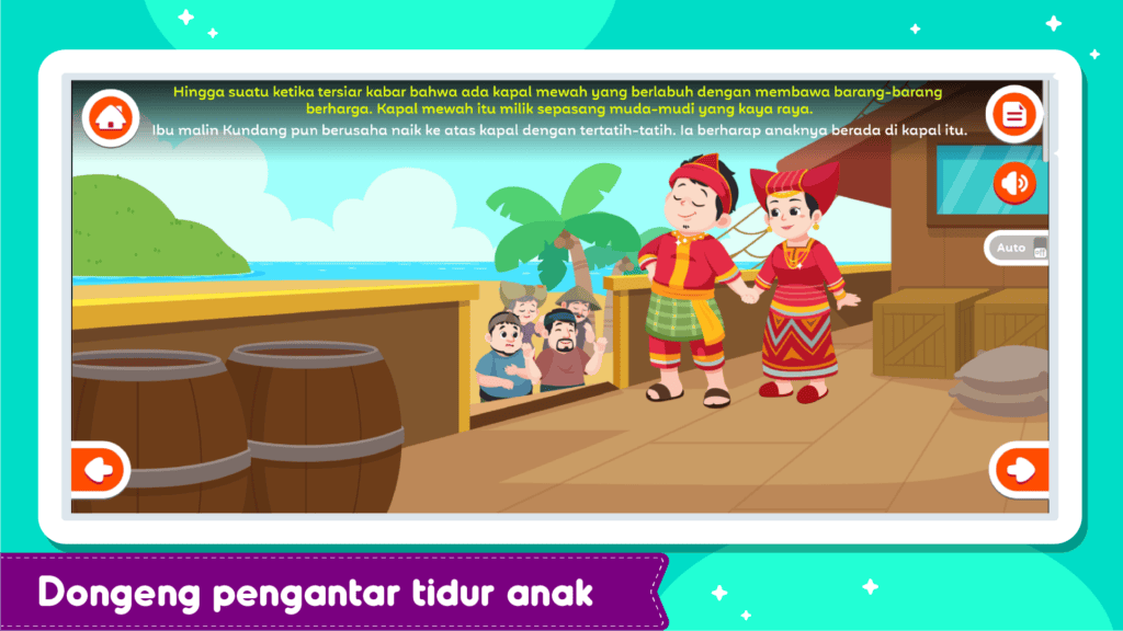 Screenshot Cerita Anak : Malin Kundang