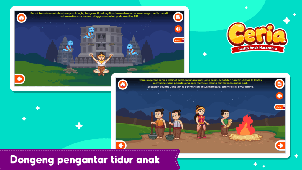 Screenshot Cerita Anak : Roro Jonggrang 2
