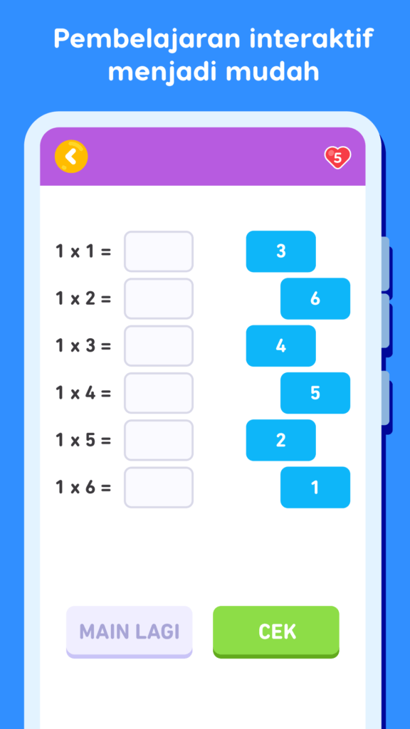Screenshot Aritmatika – Latihan Berhitung 3