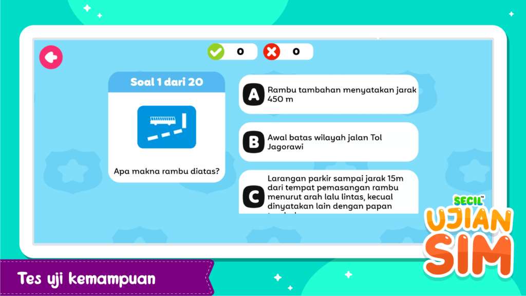 Screenshot Ujian SIM 2026 3