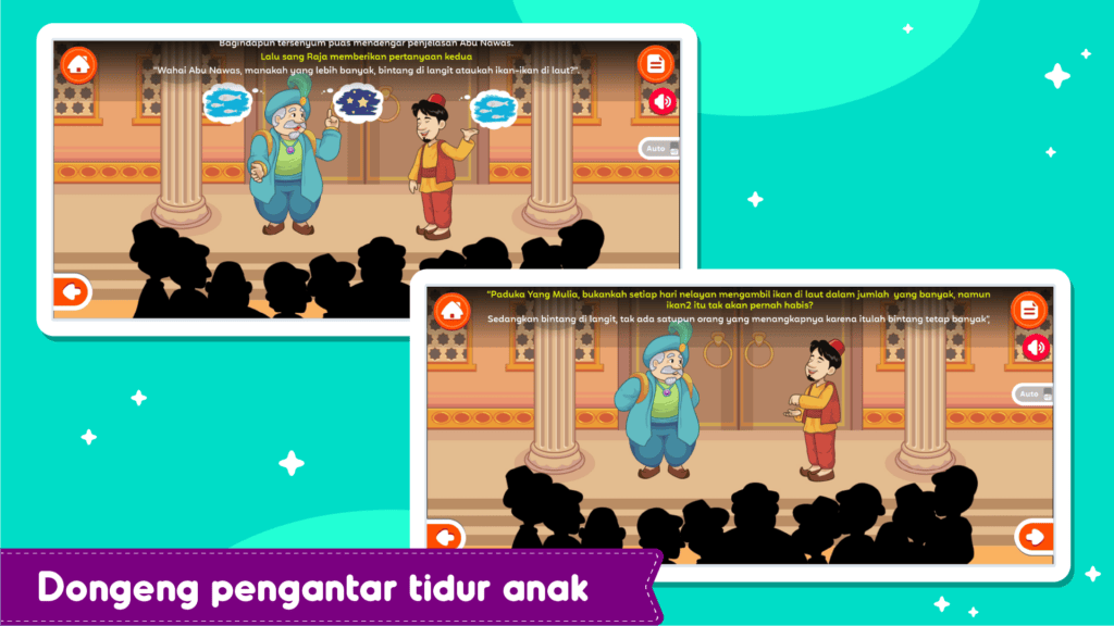 Screenshot Abu Nawas Tebakan Raja
