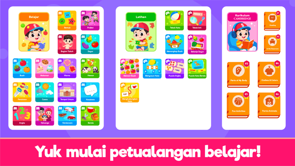 Screenshot Belajar Bahasa Inggris SD
