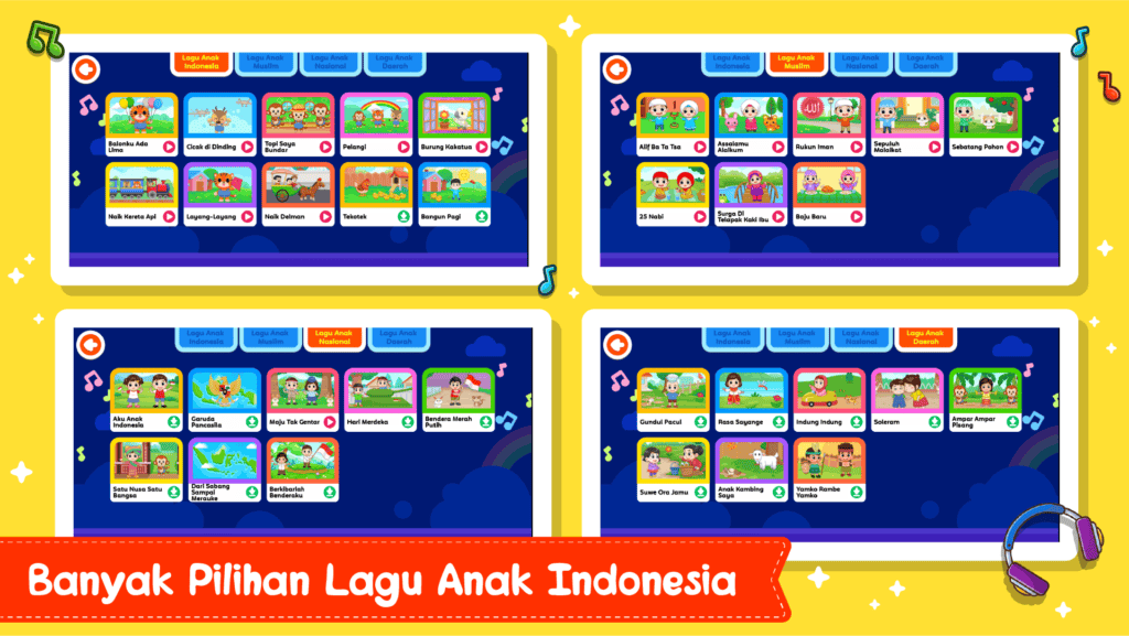 Screenshot Lagu Anak PAUD TK Indonesia 2
